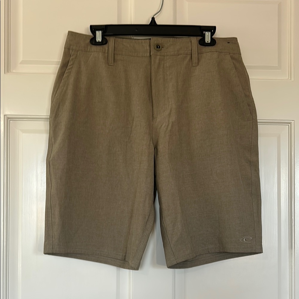 O’Neill Men's Tan Hybrid Shorts - Waist 32